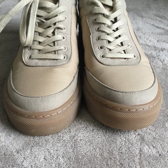 Loci Men's Ten Recycled Ocean Plastic Mid-top Sneakers In Sand/ Gum EU 39 US 7 - Picture 7 of 7